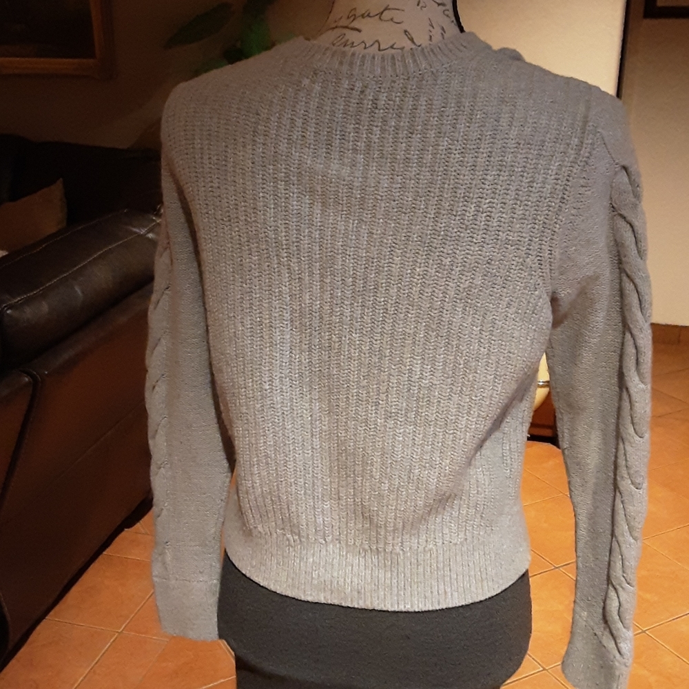 HALOGEN Gray SWEATER - Picture 4 of 5
